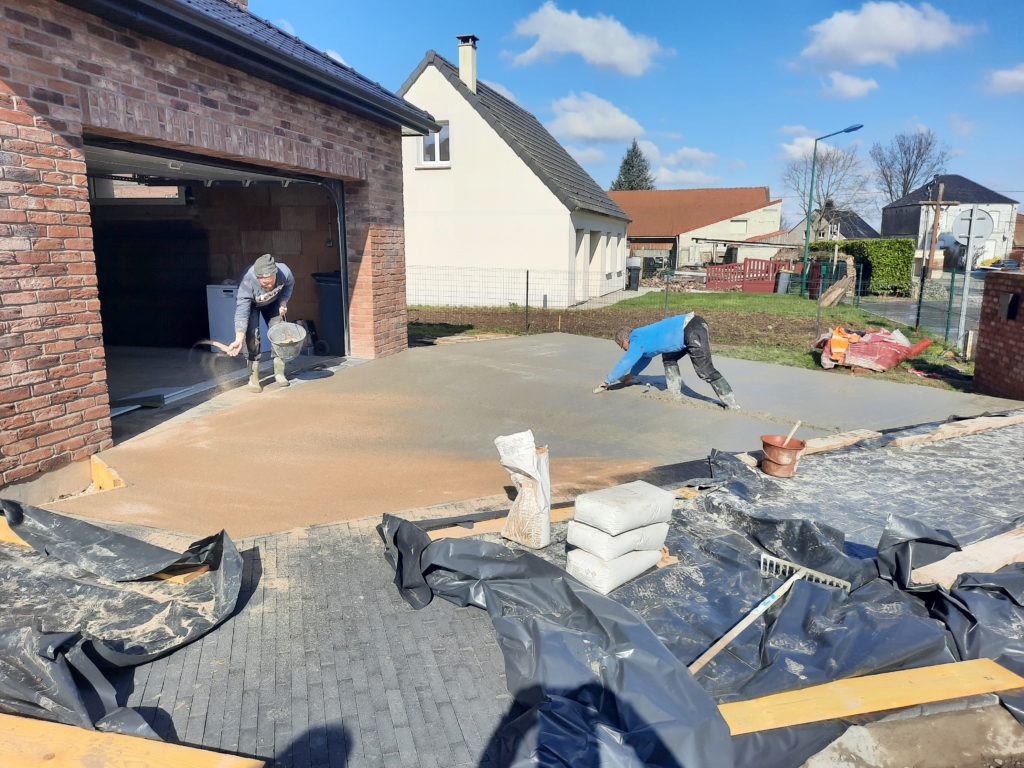 mise en forme terrain delbende travaux